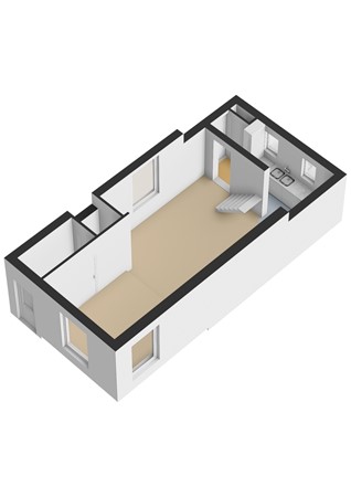 Floorplan - Bredestraat 6, 3632 AZ Loenen aan de Vecht